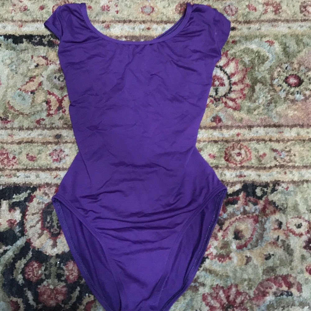 Purple leotard